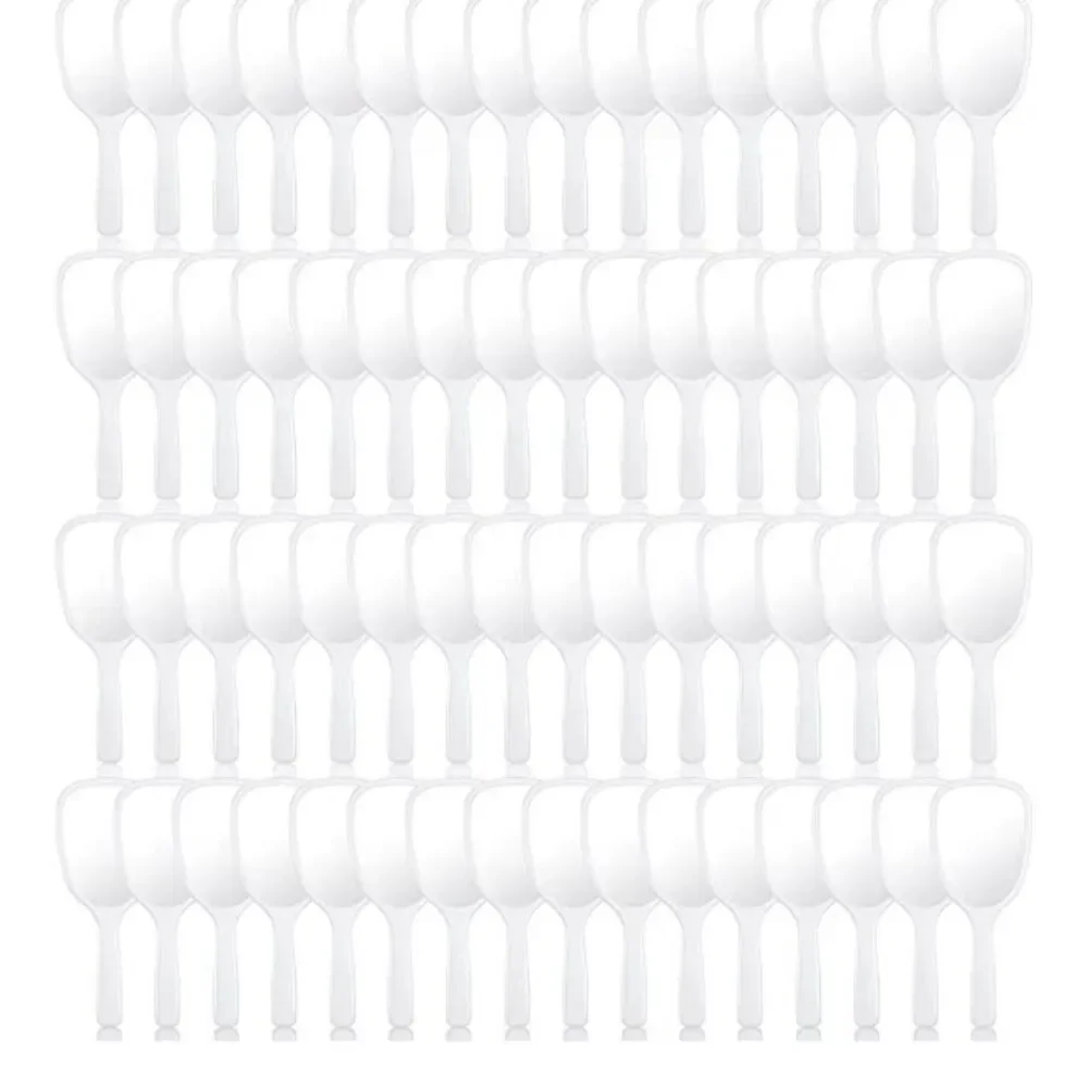 60 Pcs Hand Held Compact Hand Mirrors with Handle 7.08 x 3.14 Inch (White)